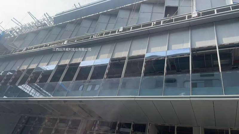 Caso di rivestimento ignifugo della parete della tenda di vetro: Hikvision Robot Intelligent Manufacturing Tonglu Base