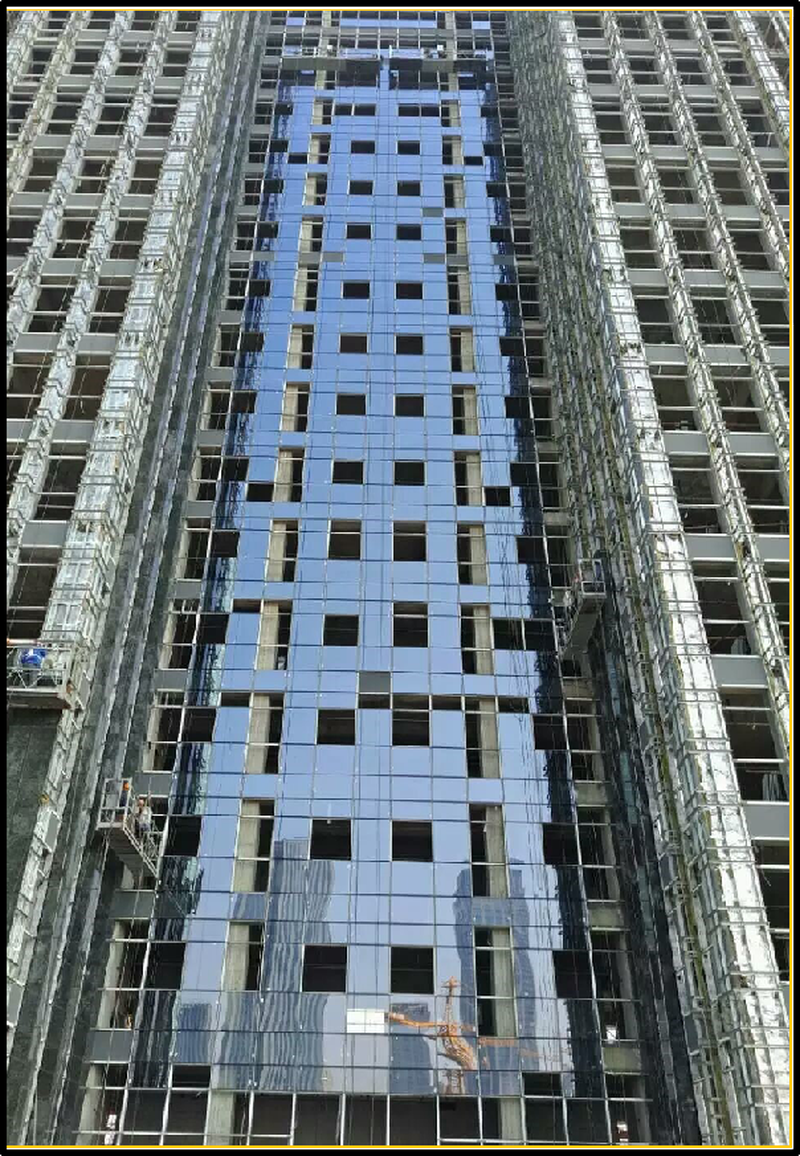 Caso di rivestimento ignifugo della parete della tenda di vetro: Hikvision Robot Intelligent Manufacturing Tonglu Base