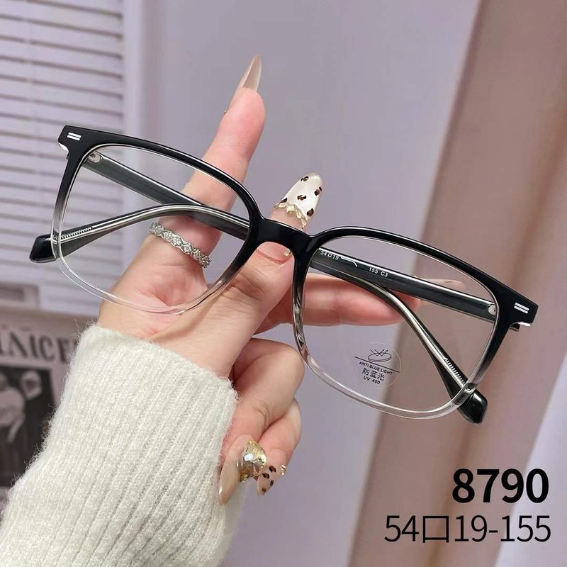 輕盈TR90女士眼鏡架 時尚貓眼全框 防藍光光學眼鏡框 GG8790