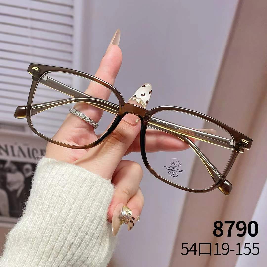 轻盈TR90女士眼镜架 时尚猫眼全框 防蓝光光学眼镜框 GG8790